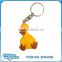 2016 hot sale cartoon frog pvc keychains
