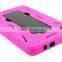 Robot stand rubber protective case for Alcatel one touch pop 7 back cover