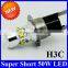 Super Bright Automotive 12V 50W Crees Mini LED Fog Light H1 Headlight H3 880 881