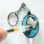 China factory making cheap rubber keychain for decoration