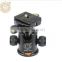 Q03 Gimbal camera tripod head with aluminum damping fluid ball head with quick release plate                        
                                                                                Supplier's Choice