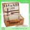 China Factory Different kinds of Nice Picnic wicker basket with handles