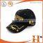 2016 high quality 6 panels baseball cap with metal clasp,wholesale private label baseball cap