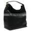 CSN2184A001 China Made Black Elephant Grain Leather Wholesale Leather Woman Handbag