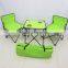 Outdoor furniture camping aluminum table set with chair XY-123A folding camping table