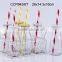 Glass bottle with straw with metal rack(CCP843/6T)