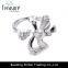 fashion jewelry wholesale hot selling flower shape ring pearl diamond ring