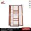 Solid oak wooden furniture antique color clothes cabinet design