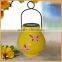 portable ceramic hanging lantern Led solar lights exterior for garden crafts