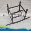New Zealand pine wood Moses Basket Rocking Stand two side rocking dark brown white color and Log color