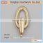 Wholesale factory price fashion oval metal bag lock for leather bag