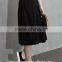2016 Women Black A-line Flare Waist Midi Skirt Fancy Skirt Top Designs