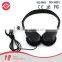 Stereo stretching bass noise isolating overhead headphone headset earphone computer or airlines