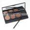 private label cosmetics, Long lasting waterproof 4 color eyebrow powder compact, pressed powder palette