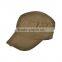 Factory supply high quality flat top style pure red military caps