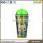 Timely Service couple colored 16oz plastic coffee mug cup