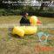 Water play equipment giant duck pool float inflatable donut in stock