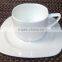 creative fashion household pure white new china bone porcelain gift coffee mug saucer and kettle 2 in 1 set