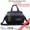 nylon mens packing bag golds gym bags with custom logo