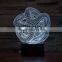 3D Optical Lamp Night Light Abstract Rotating 7 RGB Light Colors 10 LEDs AA Battery or DC 5V Mixed Lot