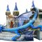High quality with cheap price 6M*8M*6M dragon inflatable bouncer with slide,inflatable castle, bounce house