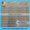 High Quality nickel adhesive brand logo label sticker Accept Paypal metal license plate frame