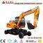 8 ton hydraulic excavator with hydraulic hammer,0.25 cbm bucket crawler excavator for sale