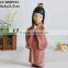 Japan girl Holding book dance statue resin crafts