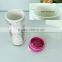 350 ml double wall plastic mug with paper insert diy