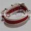 Cream Red Cream One Piece G10 Buckle Nato Watch Strap