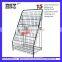Metal Foldable Magazine Newspaper Display Rack HSX-S278