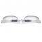 Chrome plating on plastic side mirror cover for 2008 2009 2010 2011 Audi A5 A4 A3 A6