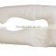 U and J Shape Body Pregnancy Maternity Removable Pillow with 100% Cotton Zipper Cover -White