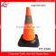 height500mm nylon body rubber base retractable traffic safety cones