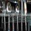 wholesale High Quality Crystal Plastic Cutlery forks spoons and knives
