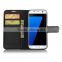 Wallet Leather Case for Samsung Galaxy s7 s7edge Lichi Pattern Leather with Credit Card Slot Holder Stand Flip Leather Cover