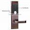 Stainless steel hotel card sensor door lock