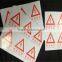 Label tactile warning triangle label for blindman/stickers hot sell