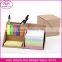 colorful PET sticky note, plastic sticky book marker, self adhesive PET memo pad