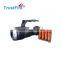 TrustFire the newest IPX8 diving flashlight DF009 1600LM led diving torch 4*18650 battery diving light with CE FCC