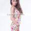 Professional Printed Hot Wholesale Flower Pattern Mature Women Sexy Night Dress
