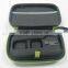 GC--Gray fabric rubber puller fancinating low cost headset eva bag