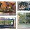Durable wrought iron decorative double entry doors