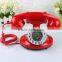 Fujian Gift Cheap Wholesale Vintage Red Phone, Modern Corded Telephone