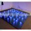 3D Touched Mirror Tempered Glass Surface Board Light Up Dance Floor With 60pcs 5050 smd led
