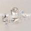 Sample Design Silver Safety Chain Charms Blue Diamond Charms For Bracelet Making