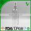 PET cosmetic boston round empty clear spray bottles