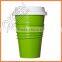 Healthy design spill proof bamboo fiber cup coffee cup