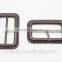 Inner Diameter 5.0cm Brown Real Leather Buckles Buttons with Metal Pin