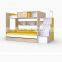 Factory supply modern design kids bunk bed use metal and mdf